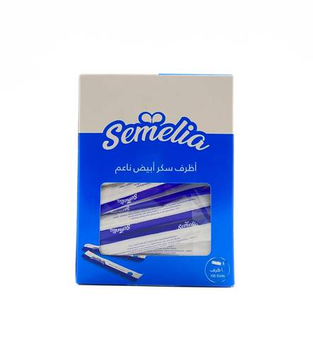 سكر أبيض ناعم ظروف سيميليا 4 جم 24x بكت 100x حبة
