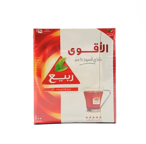 Rabea Extra Strong Black Tea 2g x 12 Packets x 100 Bags