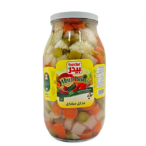 مخلل مشكل بيدر 3.2 ك 4x حبات