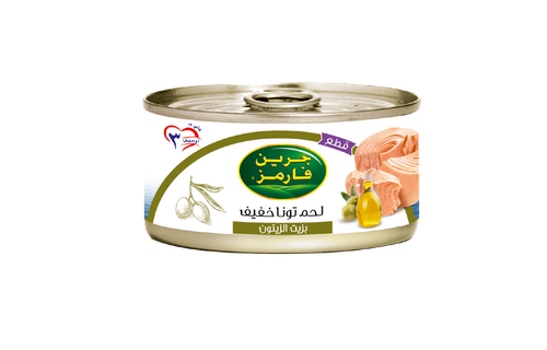 تونة خفيفة بزيت الزيتون جرين فارمز 160 جم 24x حبة