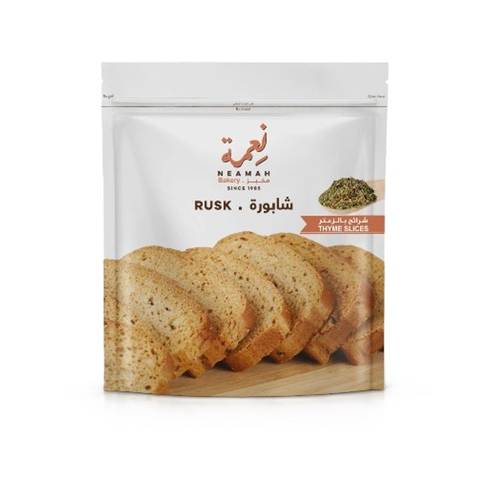 شابورة شرائح بالزعتر نعمة 375 جم 8x كيس