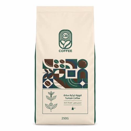 OB Turkish Ground Coffee 250g x 12 Bags