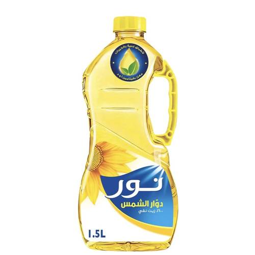 زيت دوار الشمس نور 1.5 لتر 6x حبات