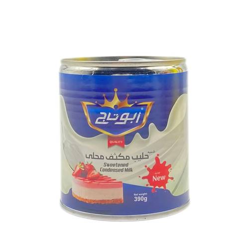 Abo Taj Analogue Sweetened Condensed Milk 390g x 48 Pieces