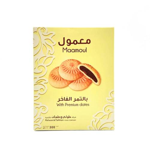 معمول بالتمر الفاخر حلواني وطحان 300 جم 12x بكت