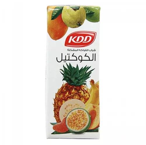 عصير كوكتيل كي دي دي 180مل 24x حبة