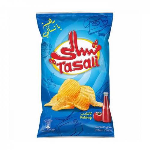 بطاطس بالكاتشب تسالي 155 جم 19x كيس