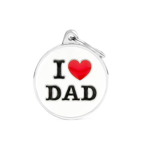 قلادة I Love Dad من my family 