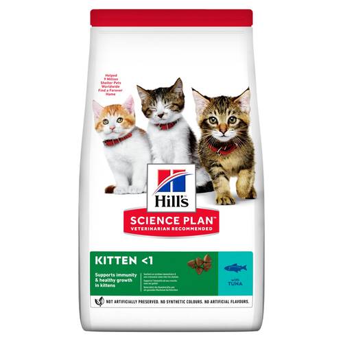 طعام جاف hills للكيتن (تونة)
