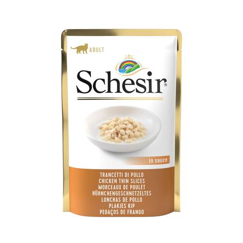 مغلف schesir شرائح الدجاج مع الصلصه  85 غ