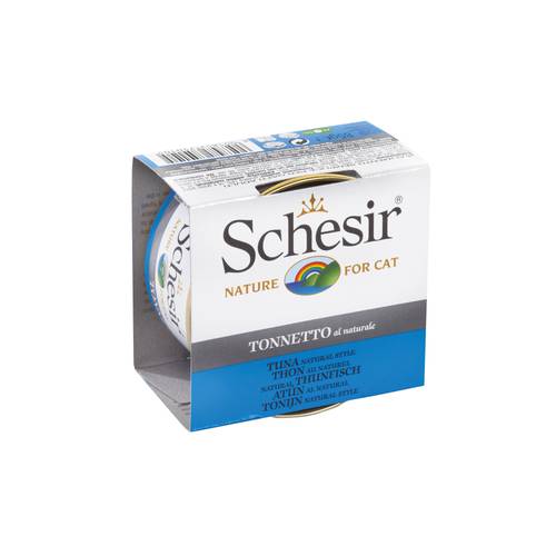 معلبات schesir وجبة طبيعية مطهية بالماء (تونة) 85 غرام