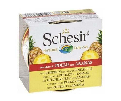 معلبات schesir دجاج مع الاناناس 75غ