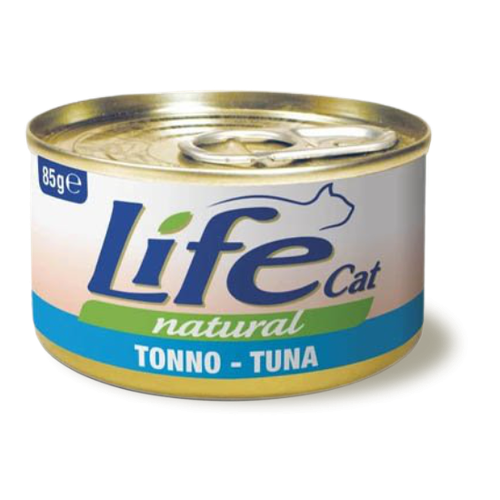 معلب life cat تونا 85غ
