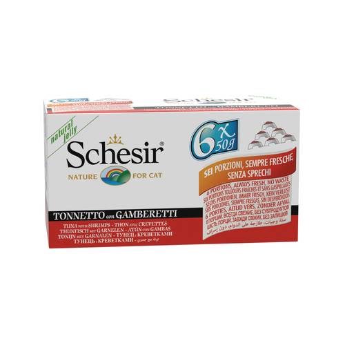 معلبات schesir تونة مع الروبيان 6x50g