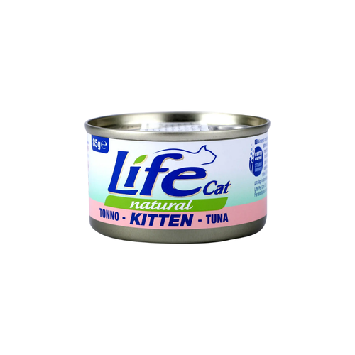 معلبات life cat فيليه تونا للكتن 85غ