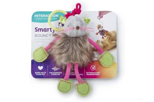 لعبة قطط SmartyKat Bouncy Mouse فأر بنجي