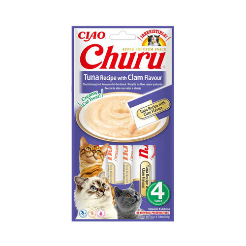 تشورو مكافاة تونة مع طعم السمك 4×14 غ