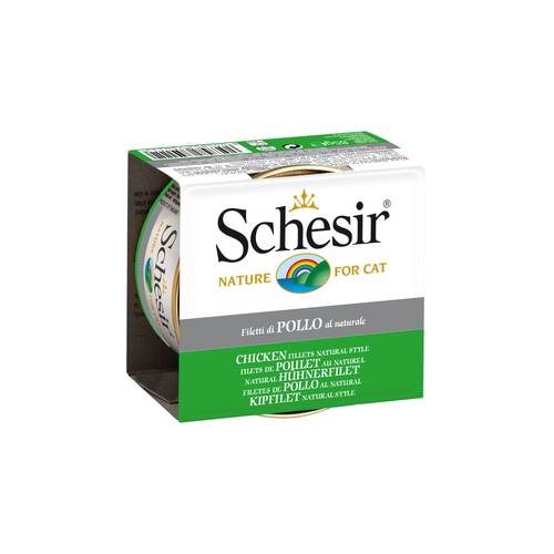 معلبات schesir فيلية الدجاج وجبة طبيعية 85غ 