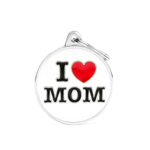 قلادة I Love Mom من my family 
