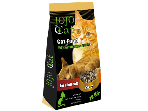 دراي فود jojo cat حجم 15 كيلو 