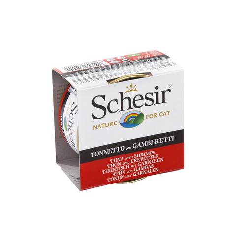 معلبات schesir التونه مع الجمبري 85غ