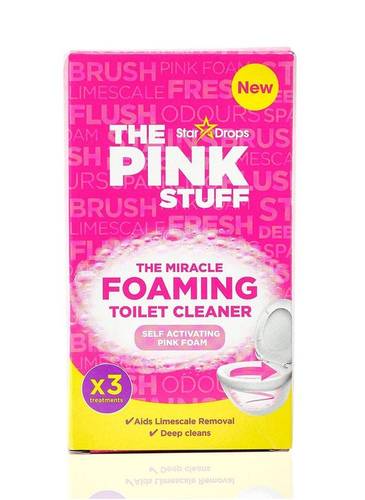 The Pink Stuff – منظف الحمام الرغوي المعجزة (3 جرعات)