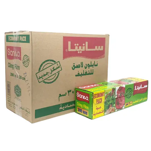 تغليف سانيتا نايلون 30 سم × 200 متر شد 6