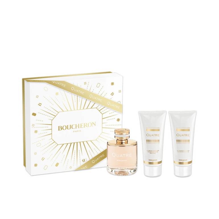 Quatre Gift Set Edp 100 ml + Bath shower 100 ml+  Body Lotion 100 ml