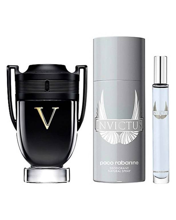 Invictus Victory Gift Set Edp 100 ML  Deo 150 ML  Mini 10 ML