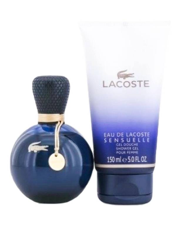 Eau De Lacoste Sensuelle for Women 2 Piece Set EDP 90 ml  Shower Gel  150 ml