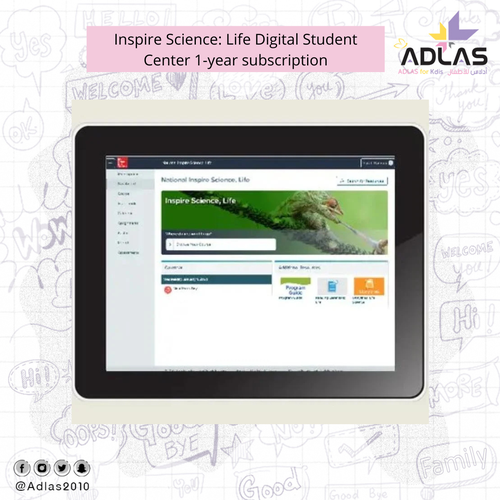 Inspire Science: Life Digital Student Center 1-year subscription
