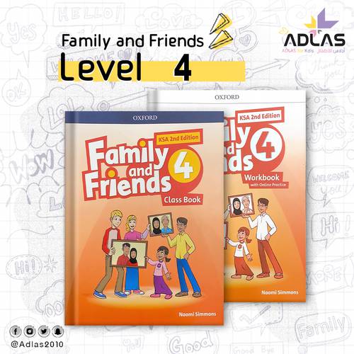  Family and Friends Class Book & Workbook Level 4