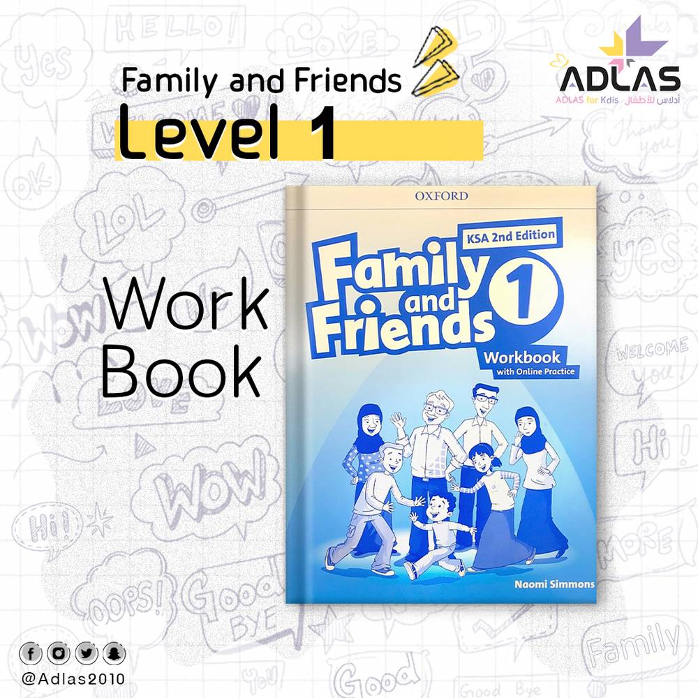 Family and Friends 1 (work), كتاب فاميلي اند فريندز