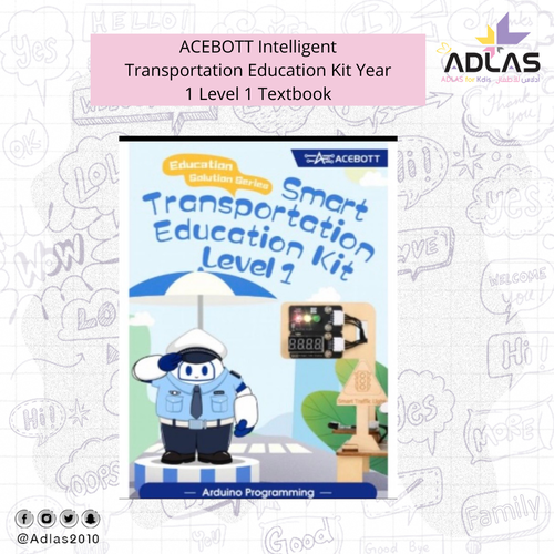 ACEBOTT Intelligent QZ228 Transportation  Kit Year 1 Level 1 TextbookEducation