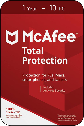 McAfee Total protaction 1 year / 10pc