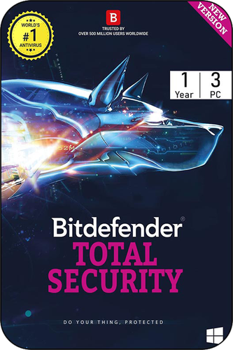Bitdefender Total  srcurity 2021 1 year / 3pc