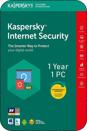 Kaspersky internet srcurity 1 year / 1pc