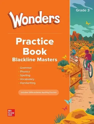WONDERS PRACTICE BOOK BLACKLINE MASTERS GRADE 3