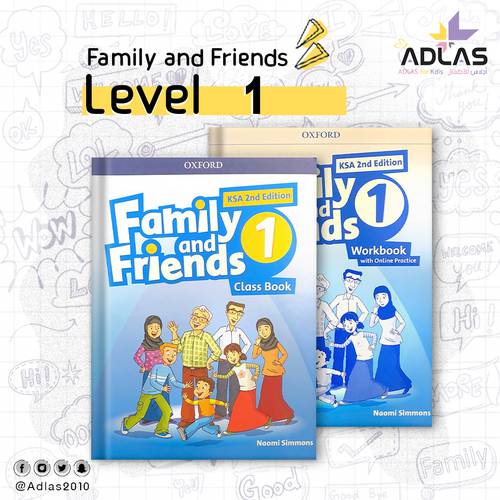  Family and Friends Class Book & Workbook Level 1 
