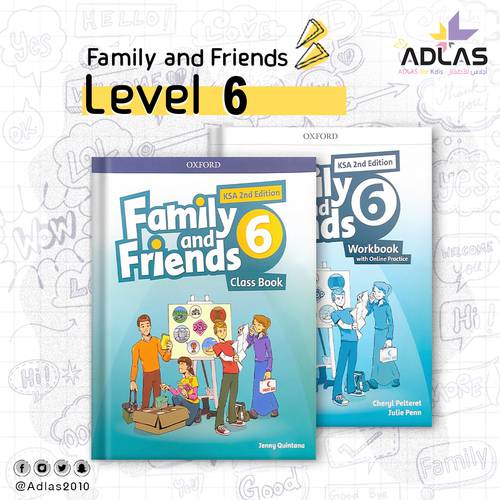  Family and Friends Class Book & Workbook Level 6