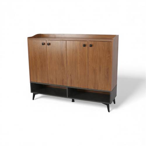 Modern Wooden Entryway Shoe Cabinet