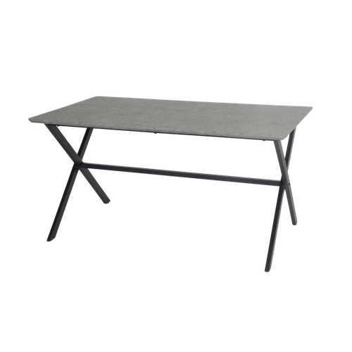 Modern Dining Table - Grey Top with Legs