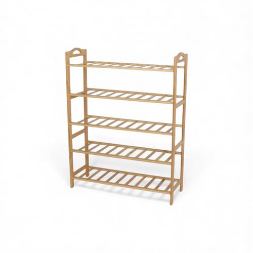 Tier Natural Bamboo Shoe Rack