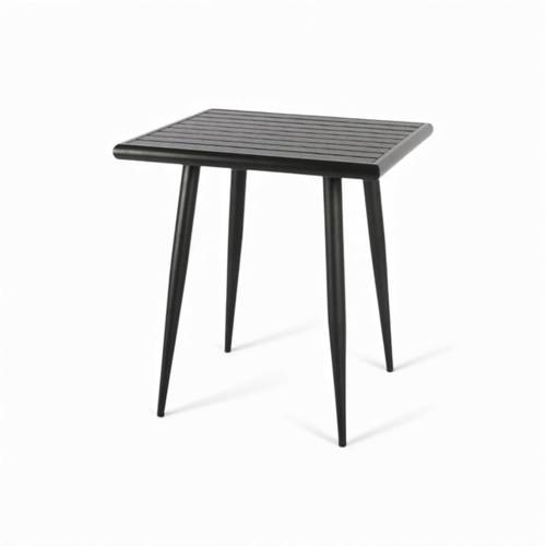 Outdoor Square Table with Synthetic Wood Top