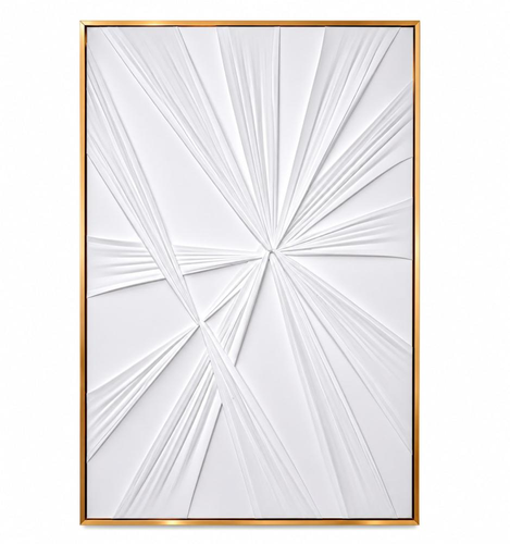 لوحة جدارية إطار ذهبي خشب MDF 150×100 سم تصميم راقي