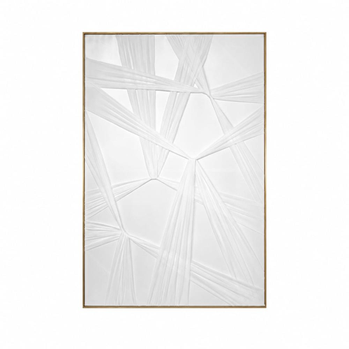 لوحة جدارية إطار ذهبي خشب MDF 150×100 سم تصميم أنيق