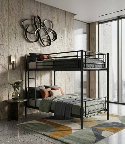 سرير دورين حديد مودرن تصميم متين وعصري للمساحات الذكية-بعدة ألوان 