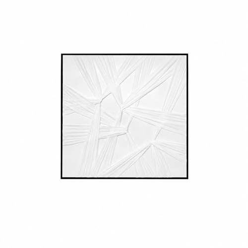 لوحة جدارية خشب MDF أسود 80×80 سم