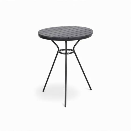 Outdoor Round Plastic-Top Table