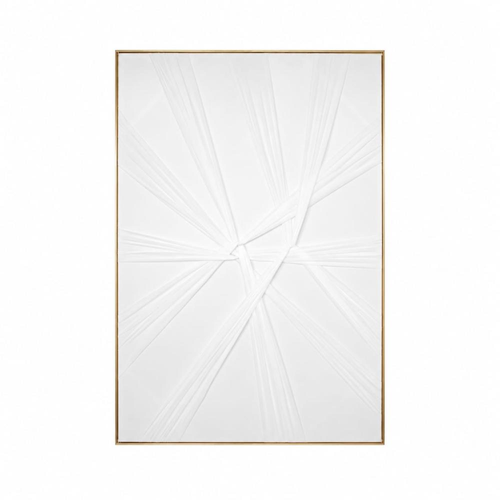 لوحة جدارية إطار ذهبي خشب MDF 80×120 سم تصميم راقي